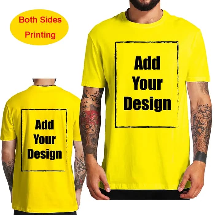 T-shirt personnalisé pour hommes