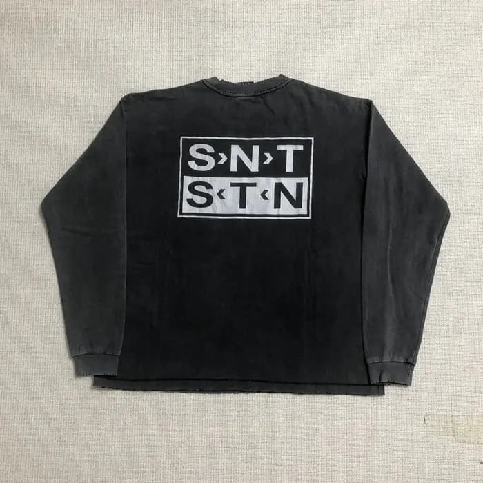 SAINT OF MICHAEL meilleure qualité Streetwear Vintage manches longues t-shirt décontracté ample surd