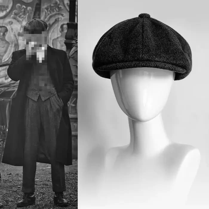Casquettes de journal rétro pour hommes