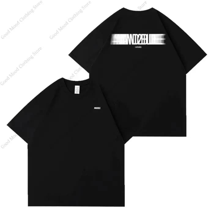T-shirt AND2BLE Streetwear tendance avec imprimé lettres, T-shirt unisexe en coton de haute qualité