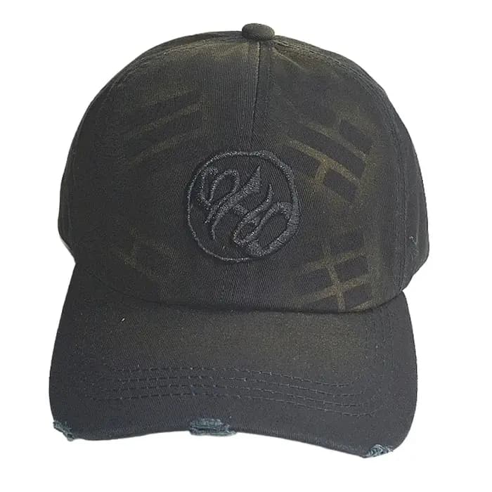 Casquette de baseball en coton noir tricoté brodé Kpop Idols, réglable, pour femmes et hommes, idéal