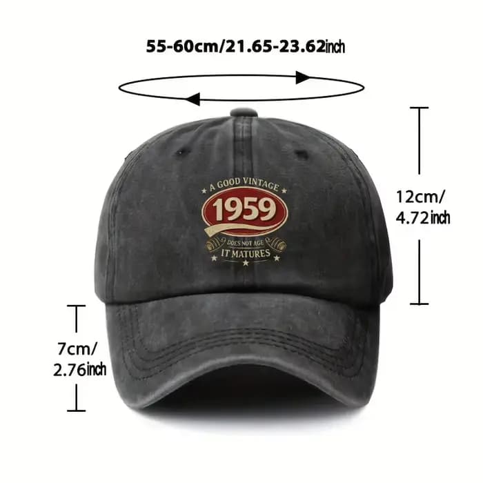 Une casquette effet délavé