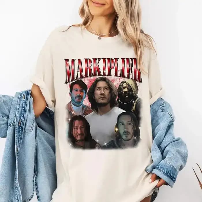 T-shirt hommage vintage Iron Lung Markiplier des années 90