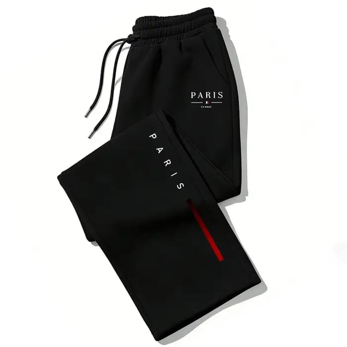 Pantalon large imprimé PARIS