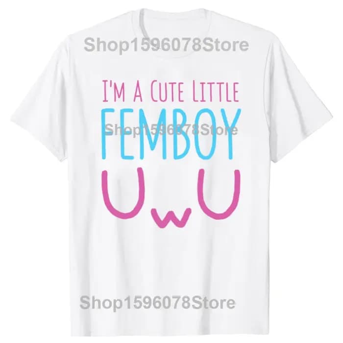 T-shirt à manches courtes unisexe, humoristique, streetwear, humoristique, avec image de I'm A Cute