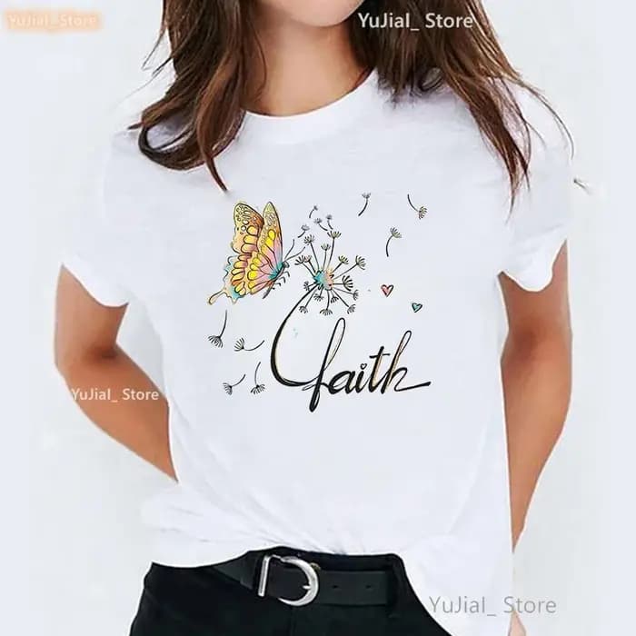 T-shirt imprimé graphique pour femmes