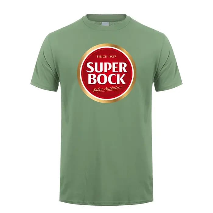 SUPollBOCK SABOR AUTENTICO Économie Unisexe Y-Tee DZ-007 Super Bock T Shirt Été Hommes Cool Coton Manches Courtes DEPUIS 1927