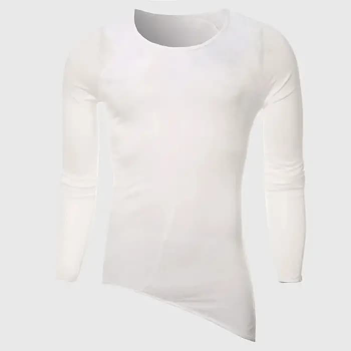 T-shirt à col rond pour hommes