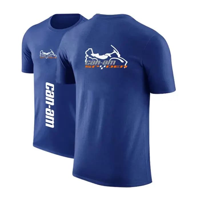 Can Am Team Spyder Motorcycles T-shirt à manches courtes pour hommes