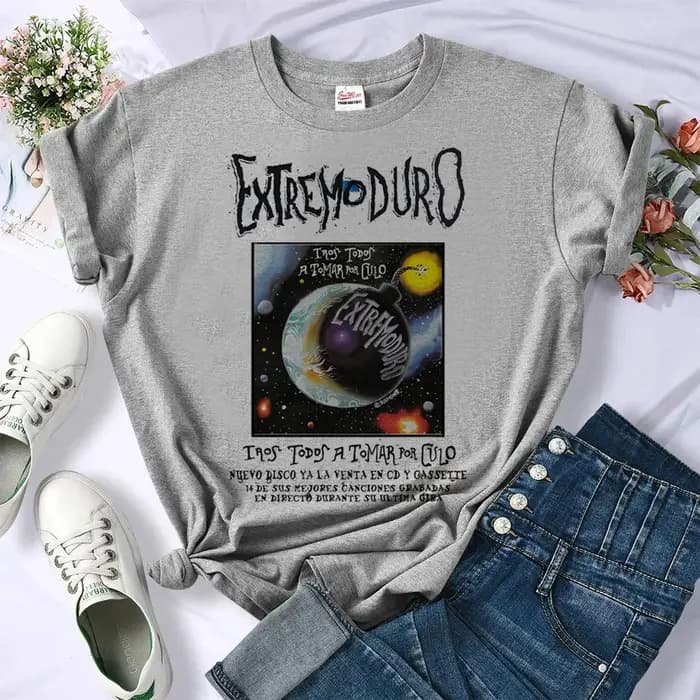 Extremoduro haut femmes streetwear drôle t-shirt femme drôle streetwear vêtements