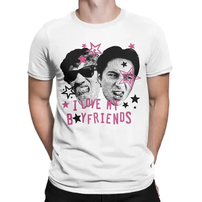 T-shirts chauffants pour hommes, en coton, grande taille, I Love My Boyfriend Shane Hollander et Ilya Rozanov