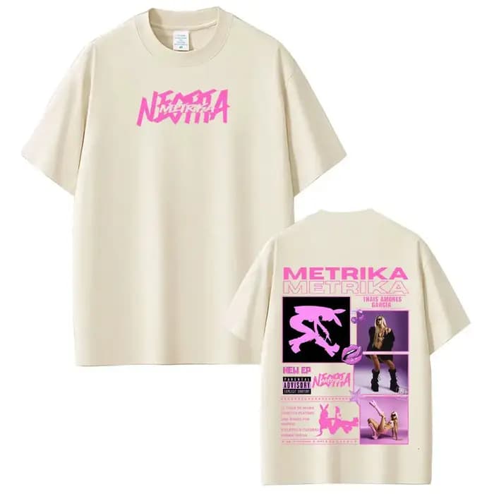T-shirt Singer Metrika Album Tour 2026 pour hommes et femmes