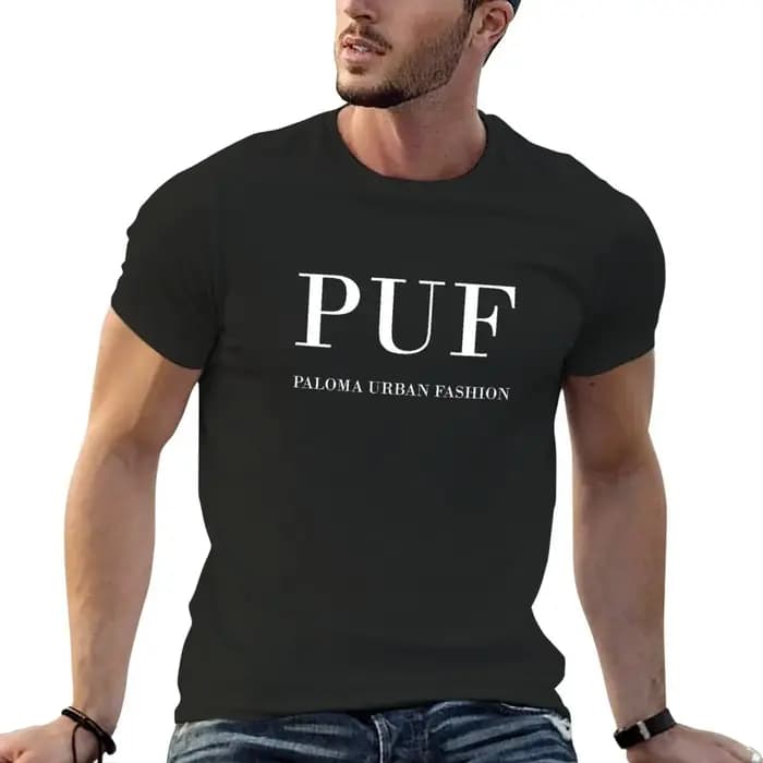 PUF Paloma-T-shirt graphique pour hommes, T-shirt Anime, Vêtements esthétiques sublimes, Mode urbain