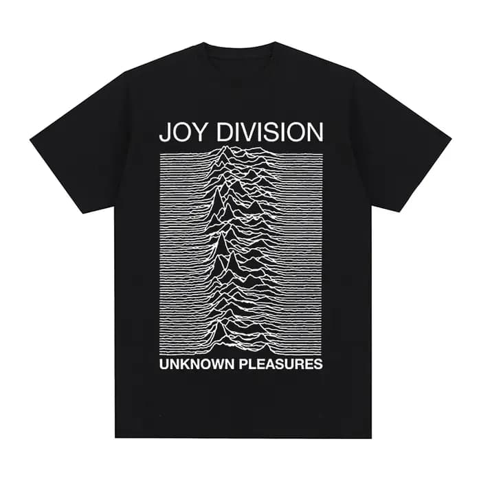 Joy Division UNKNOWN PLEASURES t-shirt Vintage mode décontracté Streetwear coton hommes t-shirt nouv