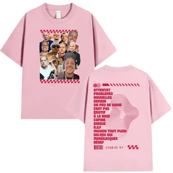 Rappeur Plk Portrait graphique T-shirt hommes femmes vêtements mode Hip Hop T-shirts décontracté coton manches courtes