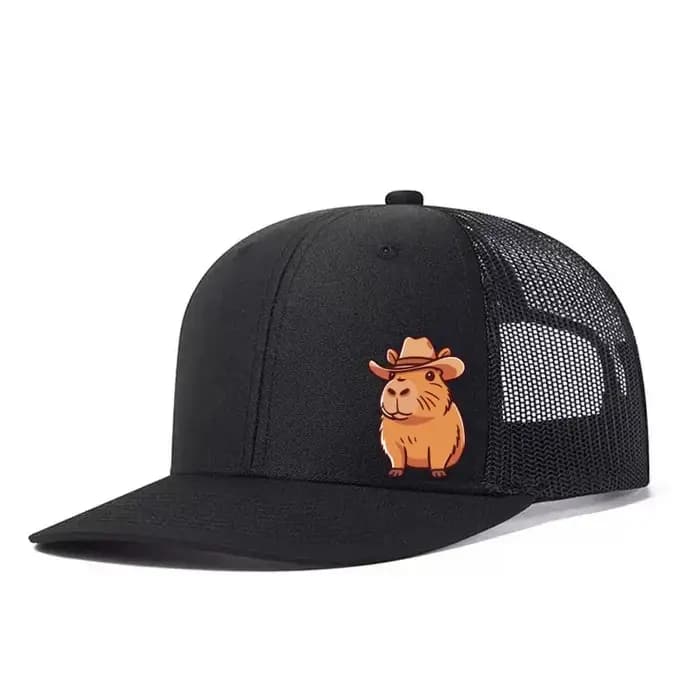 Casquette de baseball ajustable imprimée Capybara