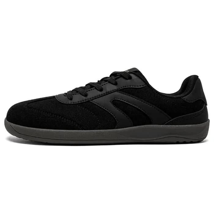 HOBIBEAR pieds nus baskets à bout large unisexe zéro goutte minimaliste chaussures en toile antidérapant à lacets marche Sneaker