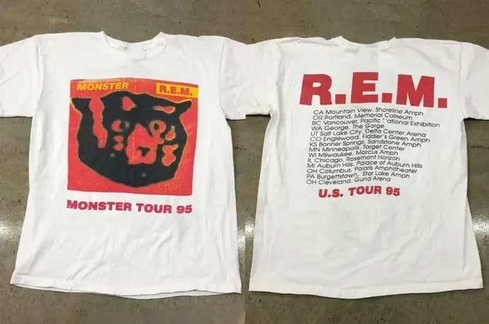 T-shirt REM Monster Tour 1994