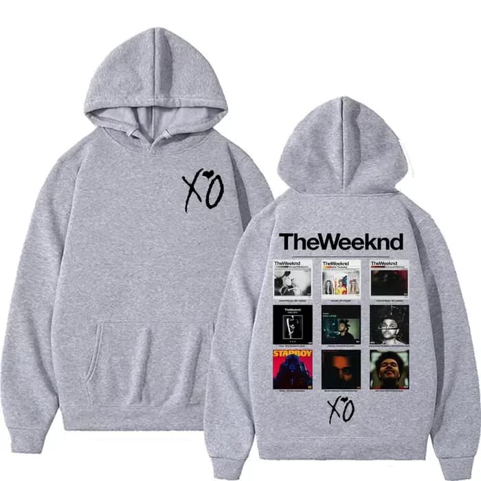 Sweat-shirt à capuche graphique The Weeknd pour homme et femme