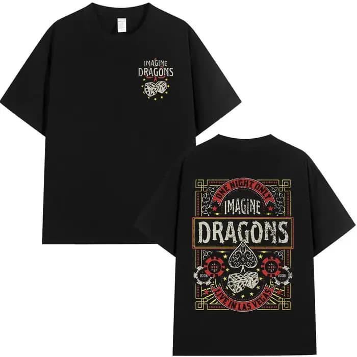 Rock Band Imagine Dragons Album de musique T-shirt mode Hip Hop T-shirt hommes femmes coton confort