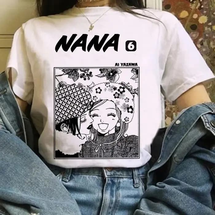 Anime Nana t-shirt pour femmes japonais années 2000 Style Y2k