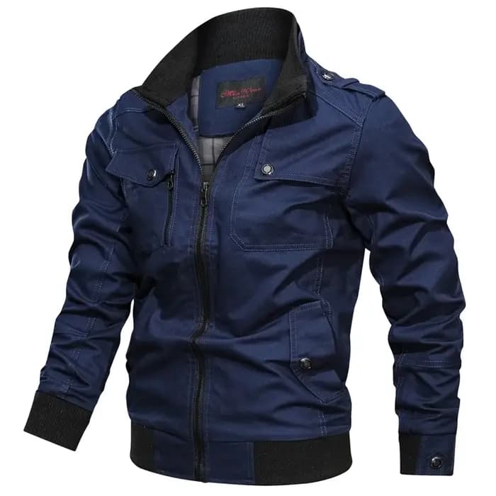 Veste décontractée en pur coton pour hommes