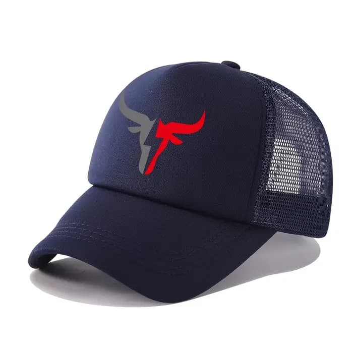 Casquette de baseball pour homme avec imprimé tête de bœuf