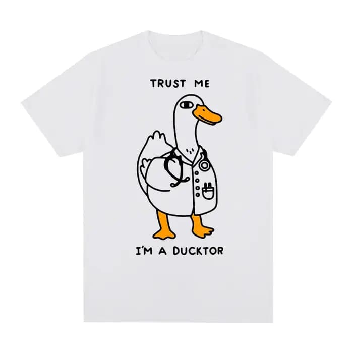 T-shirt vintage « Trust Me I'm A Ducktor » – Idée