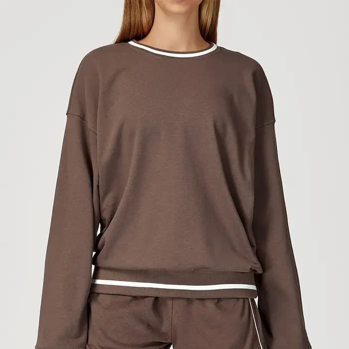 Sweat à capuche à manches longues pour femmes