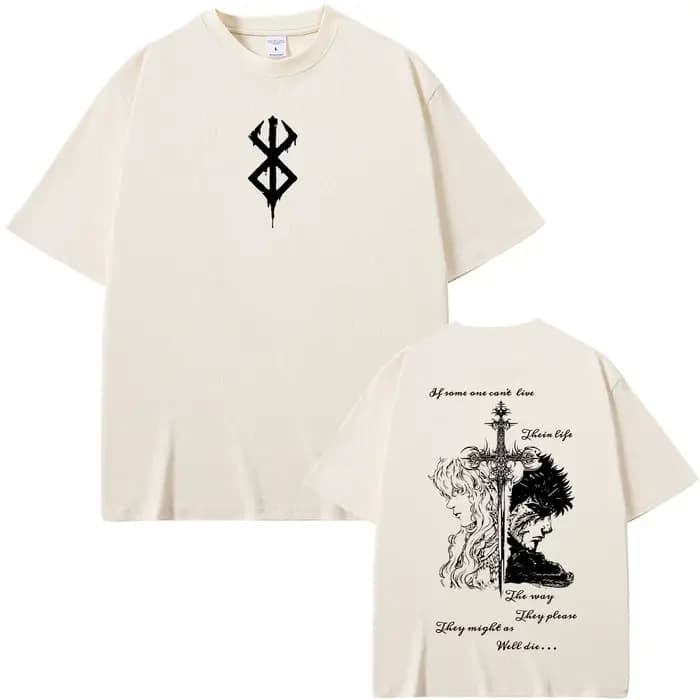 T-shirt Anime Berserk Griffith avec Guts