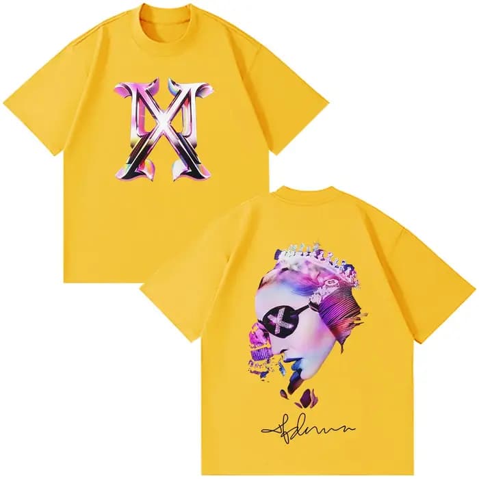 T-shirt imprimé Madonna CONFESSIONS II Album Tour 2026 pour hommes et femmes