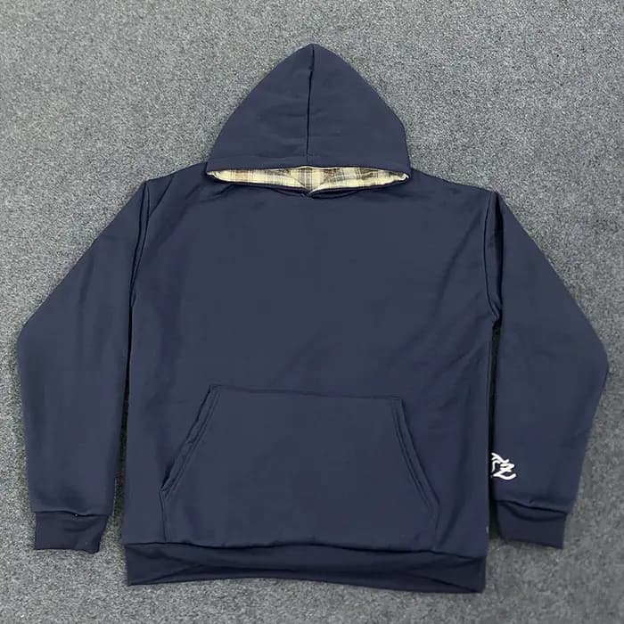 Sweat à capuche ample unisexe américain Hip-Hop imprimé écossais Y2K pour automne hiver hommes femme