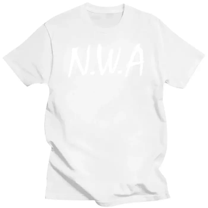 T-shirt à manches courtes NWA Hip Hop Rap années 90
