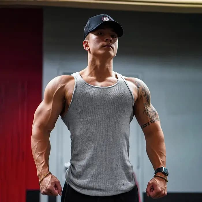 Hommes débardeur t-shirt Singlet gymnastique entraînement Fitness chemise sans manches musculation musculaire respirant sous la taille