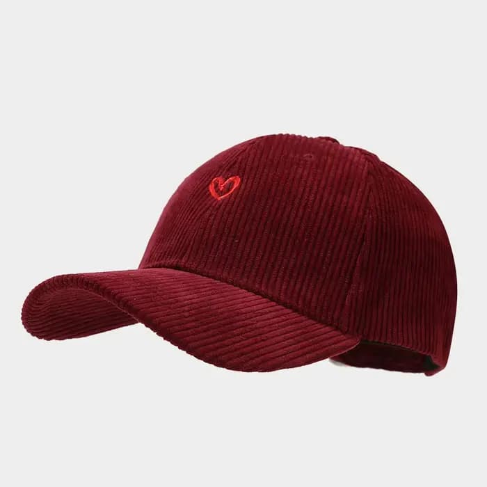 Casquette de Baseball en velours côtelé pour femmes et hommes