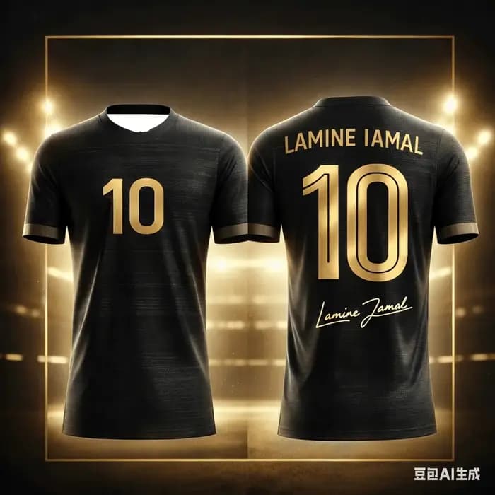 Maillot de l'équipe de Barcelone été 2026 # T-shirt de sport à manches courtes pour enfants, adultes et familles, séchage rapide, 10 LAMINE YAMAL