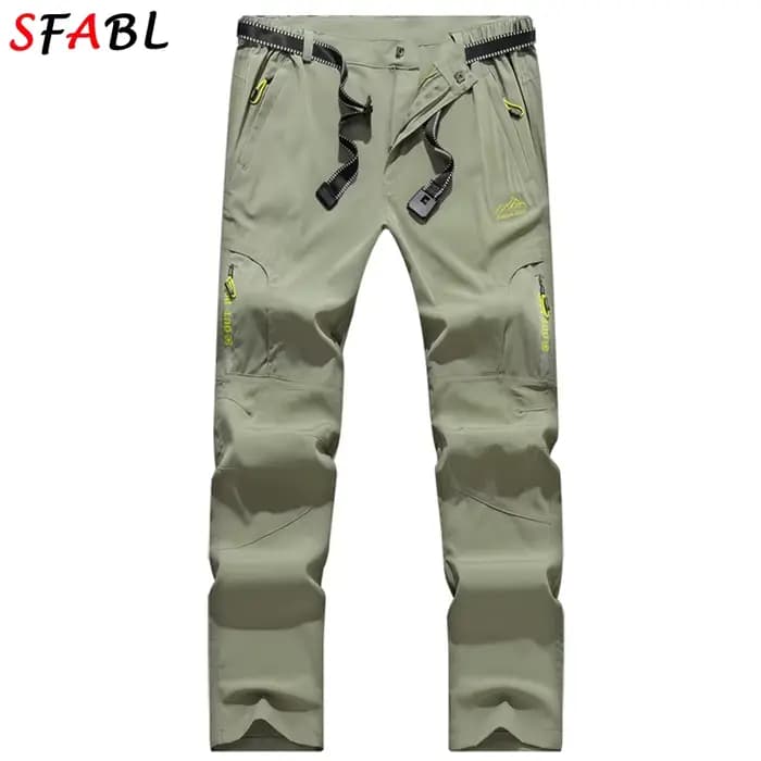 SFABL L-5XL D'été À vaccage Rapide Pantalon Hommes commandé Imperméable DulPants