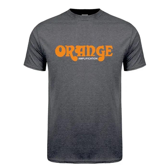 La guitare britannique ampères Orange t-shirts unisexe décontracté à manches courtes homme Cool coton
