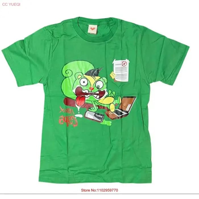 T-shirt décontracté Happy Tree Friends Nutty Funny Cartoon pour fans
