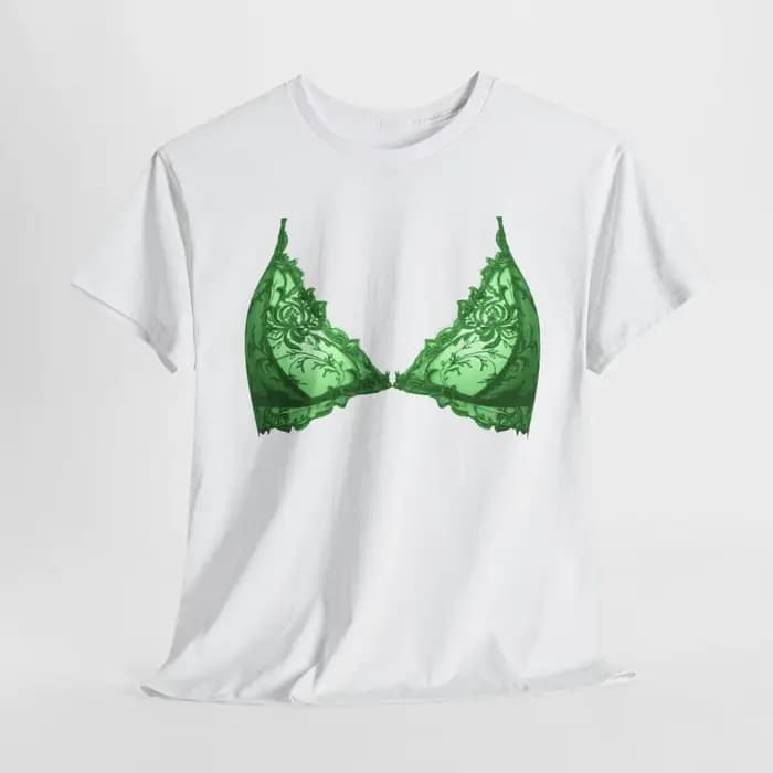 T-shirt graphique bralette aux couleurs personnalisées