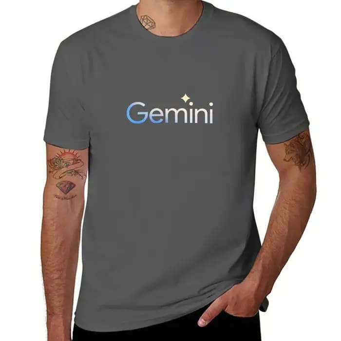 Gemini AI T-Shirt coton T-Shirt 100% coton t-shirts homme 100% T-Shirt