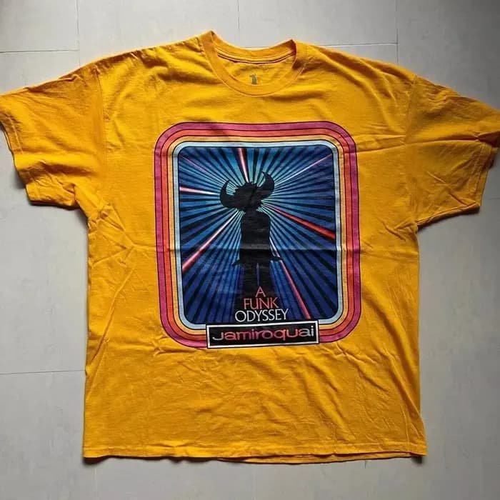 Jamiroquai « Japan Tour '93 » T-shirt vintage en coton avec motif graphique pour hommes et femmes, streetwear d'été