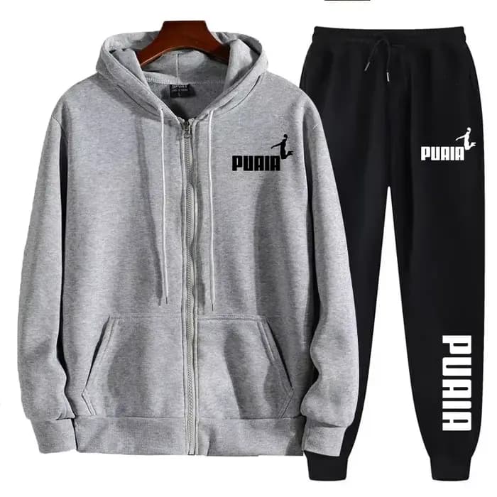 2025 nouveaux vêtements de sport pour hommes tendance imprimé sweat à capuche pantalon 2 pièces ensemble décontracté