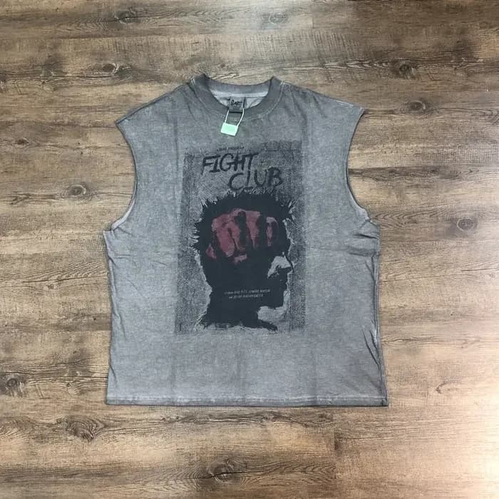SAINT OF MICHAEL mode meilleure qualité imprimé vêtements haut décontracté été 100% coton Vintage gilet pour hommes