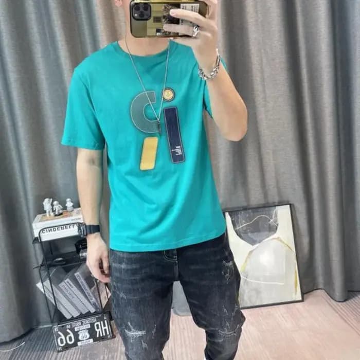T-shirt pour Homme avec Dessins de l'Alphabet