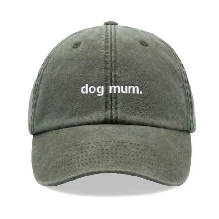 1 pièce, « maman chien ». Casquette de baseball vintage lavée Kanye pour femmes