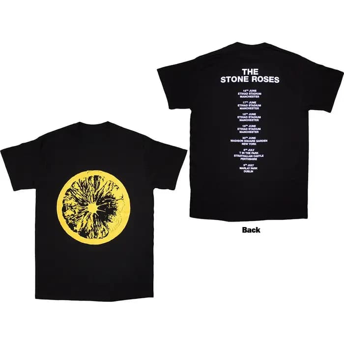 T-Shirt du groupe The Stone Roses, en coton, avec image graphique, pour hommes et femmes, Streetwear