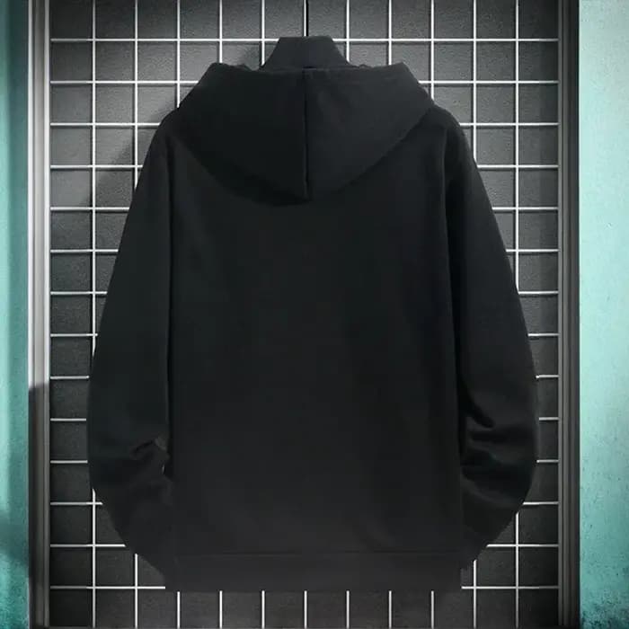 Sweat à capuche urbain pour hommes 2025, haute qualité, couleur unie, manches longues, décontracté, sportif, vêtements d'extérieur, imprimé croix de jésus