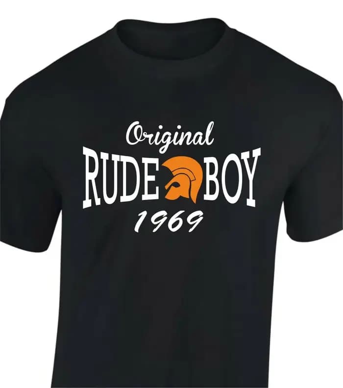 T-shirt Rude Boy à manches longues ou courtes