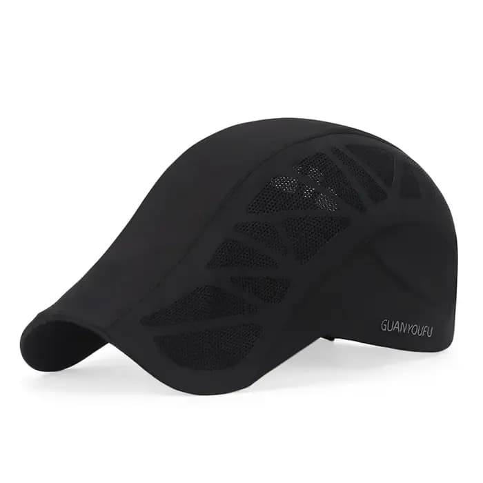 Casquette Béret Tendance Été Lettre Newsboy Séchage Rapide Anti-UV Casquette de Baseball Casquette d